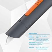 Slice Pen Cutter with Retractable Ceramic Safety Blade, 3-Position Manual Slider