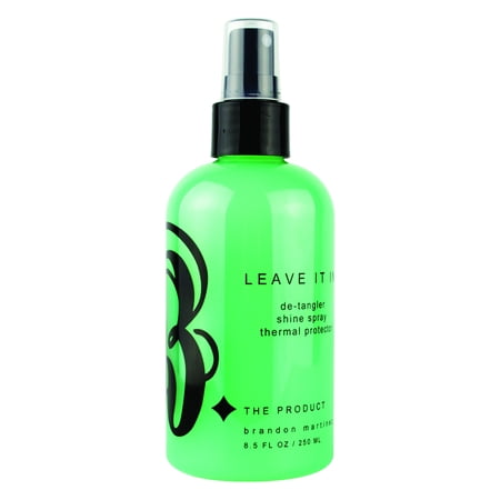 Anti-Frizz Detangler, Leave-In Conditioner For Dry And Damaged Hair, Leave-In Detangler, Thermal Spray With Incredible Shine-B. The Product Leave It In