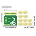 thumbnail image 3 of Natural Snake Repellent Tablets 1 Bag With 10 Pack, Herbal Deterrent for Indoor Outdoor Use in Yard Garden Camping Attic Garage, with 3 Mesh Bags for Easy Placement, 3 of 7