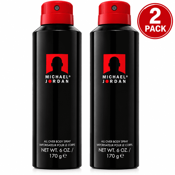 Michael Jordan Cologne Body Spray 6 Oz for Men (2 Pack)