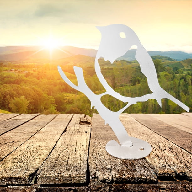 Metal Garden Iron Spirit Pollo Colibrí Animal Plug-in Decoración Wmkox8yii fhajkh2415