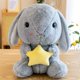 thumbnail image 1 of Muñeco de peluche de conejo, juguete para dormir Largekawai, regalo de cumpleaños para niños, muñecos de peluche respetuosos con el medio ambiente de alta calidadzhangmengyaGray+65CM zhangmengya unisex, 1 of 2