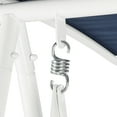thumbnail image 4 of Mainstays Canopy Steel Porch Swing - Blue/White, 4 of 9
