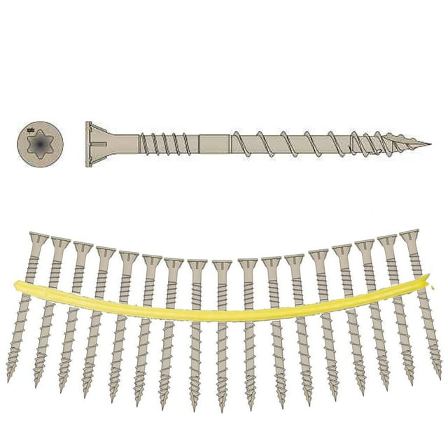 Tornillo para madera Simpson Strong-Tie DSVT212S Deck-Drive DSV 10x6 cm