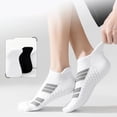 thumbnail image 2 of 5/10 Pairs Unisex Low-Cut No-Show Sports Socks, Thickened Anti-Slip Breathable Ankle Running Sports Socks for Man and Women (5Pair-B), 2 of 5