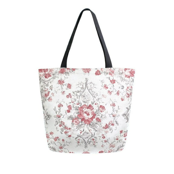 DIXRUYEE Tote Bag Women Weekender Travel Bag Shoulder Handbag Classic Floral Symphony Printed
