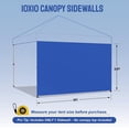 thumbnail image 2 of Pared lateral CROWN SHADES SunWall con revestimiento plateado para toldo de 10 x 10, 2 of 8