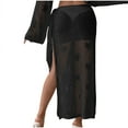 thumbnail image 7 of Women Mesh Sarong Wraps See Through Swimsuit Coverups Bathing Suit Beach Cover Up Long Skirt, 7 of 7