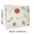 thumbnail image 4 of Advantage Space Adventure Beige Outer Space Wallpaper, 4 of 5