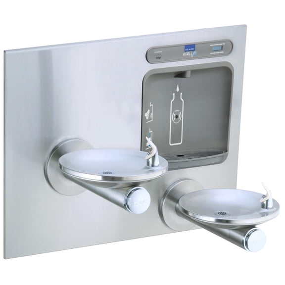 Elkay LZWS-EDFPBM117K Ezh2o 8Gph Wall Mount Bi-Level Bottle Filling Station - Stainless