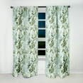 thumbnail image 6 of Designart "Zen Essence Of Tropical Bamboo I" Tropical Room Darkening Curtain Single Panel, 6 of 6