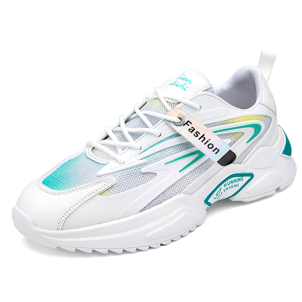 Lopsie Men's Low Top Sneakers Fashion Gradient Casual Walking Shoes