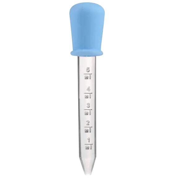5Ml Plastic & Silicone Pipette Dropper for Liquids - Reusable Graduated Eye Dropper with Clear Scale, Fine Tip for Candy Making Essential Oils Lab Science