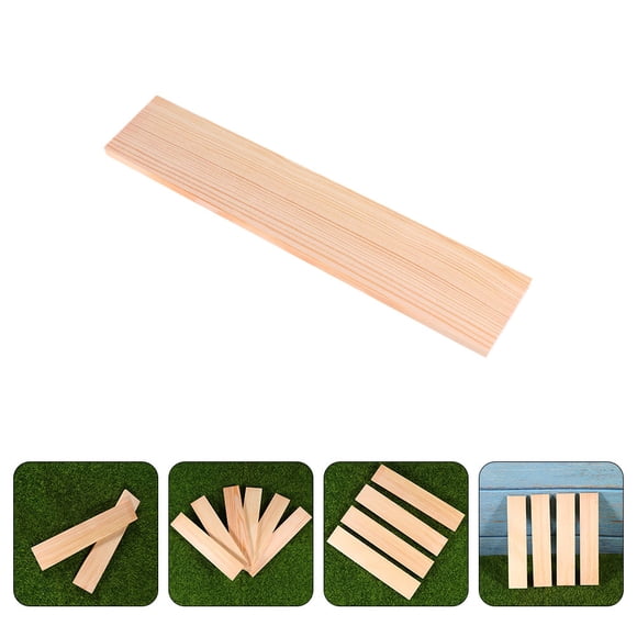 BRIGHTFUFU 10pcs Party Decorations Pine Wood For DIY Enthusiasts Background Wooden Boards