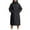 Black, variant on Winter Jacket for Womens Hooded Winter Long Coat for Heavy Duty Insulated Thermal Overcoat with Knee Length Warm Windproof Outerwear Fashion New Keep Warm Jacket Black L