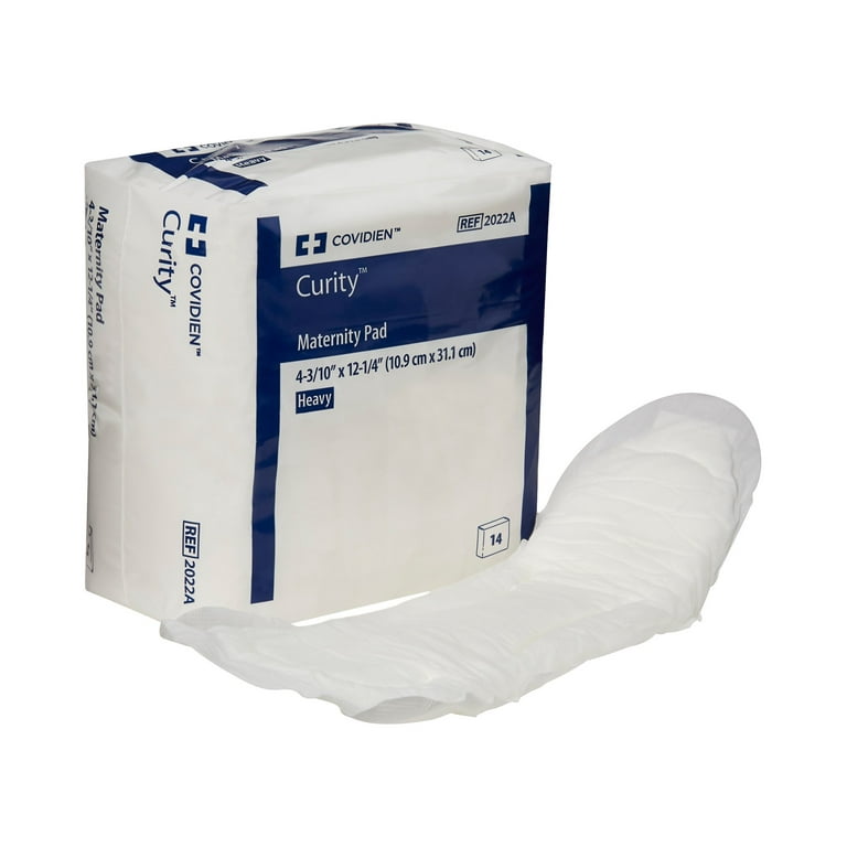 Curity OB / Maternity Pad Super Absorbency, Bag of 14, 6 Pack