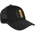 thumbnail image 2 of Babylon Bee Mesh Baseball Cap Adjustable Twill Mesh Trucker Hat Black, 2 of 7
