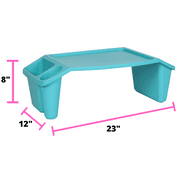 Everything Mary Lap Desk, Teal 17.9 Storage Lap Desk