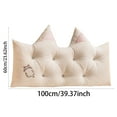 thumbnail image 2 of REK " Style Cat Ear Design Bedside Pillow Comfortable Backrest For Couch Sofa And Window Seat With Soft Large Cushion", 2 of 4