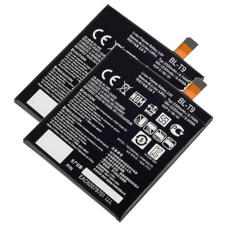 2x 3.8v High Capacity Battery For LG Nexus 5 Google D820 D821 BL-T9 BLT9 BL (Best Battery Saver For Nexus 5)
