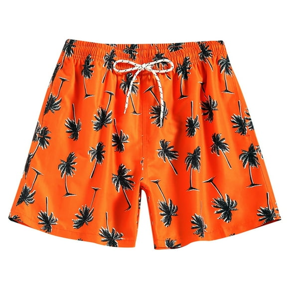 Rumantou Mens Swim Trunks Swimsuits Board Beach Shorts Men's Swim Trunks with Mesh Beach Shorts Bathing Suit Swimwear for L,Red