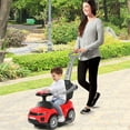 thumbnail image 2 of Costway 3-in-1 Ride-On Push Car Red Ages 12-36 Months for Toddlers with Steering Wheel, 2 of 12