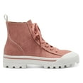 thumbnail image 6 of Lucky Brand Eisley Canyon Clay Coral Lace Up High Top Sneaker Combat Booties (Coral, 9), 6 of 6