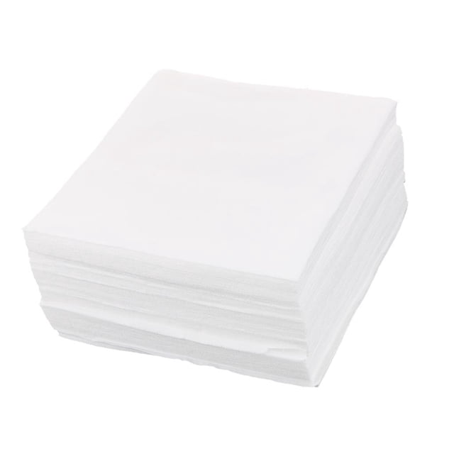 Cateissary 150 Uds. Limpiaparabrisas para sala limpia paño de fibra sin polvo no tejido blanco 15x15CM 6'' Impresoras 3D