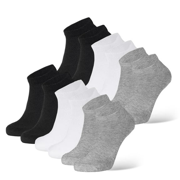 12 Pairs Low Cut Ankle Socks Unisex Thin Athletic Comfort Cozy Sweat-absorbing Anti-Slip Comfy Women's Men's Boys Girls LADIES Value Pack Underwear