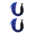 thumbnail image 4 of Baohd High-end Braids Style On Road Cool Motorcycle Ponytail Pigtail Punk Black Blue 2Set, 4 of 6