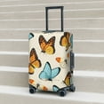 thumbnail image 6 of Pofeuu Butterflies Print Luggage Suitcase Cover Protector Luggage Washable Covers Aesthetic for 18/24/28/32 inch Luggage（No luggage included）-Small, 6 of 7