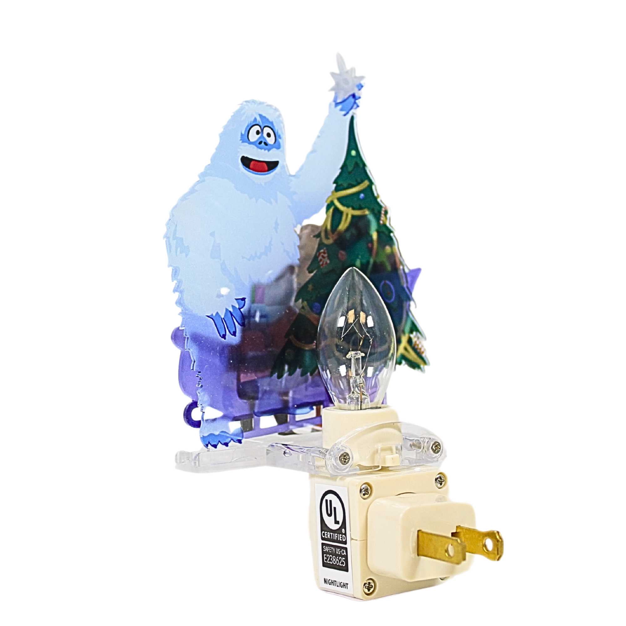 Roman 6.00In Rudolph Night Light, Plastic, Red Nosed Reindeer 134106