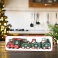 thumbnail image 2 of Zhourta Christmas Wooden Train with 4 Sections Suitable for Children Surprise Gifts Toys for Holidays Party Suitable for Window Displays, 2 of 6