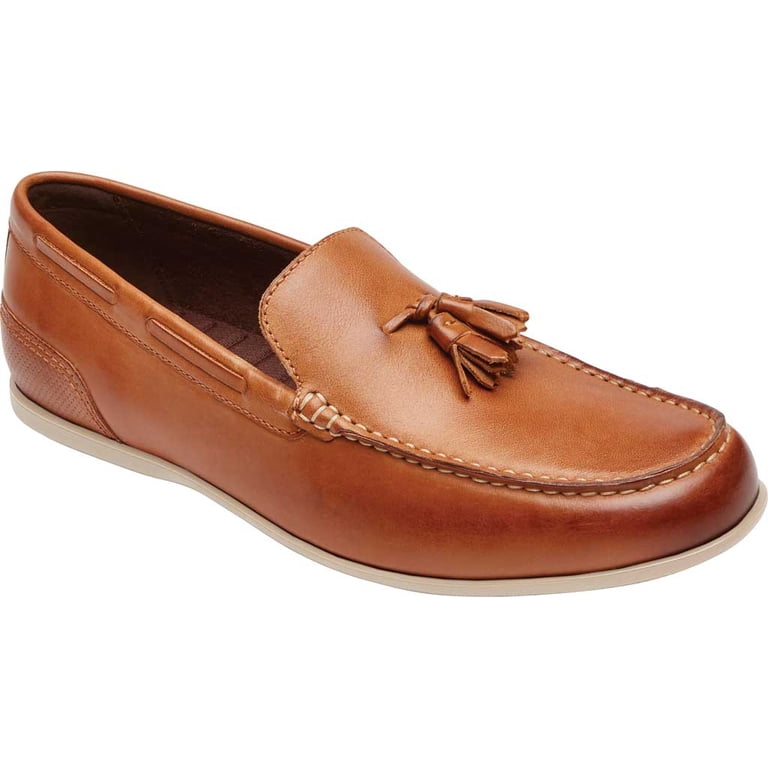 ROCKPORT MALCOM TASSEL MEN\'S TAN LOAFERS Rockport Men main image 2