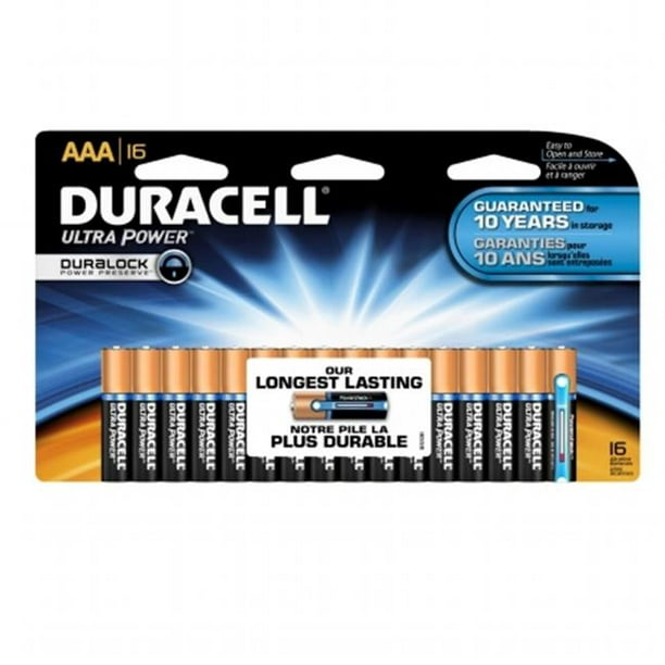 Duracell QU2400BKD Piles Alcalines Ultra-Puissantes avec Technologie de Conservation de Puissance Duralock&44; AAA&44; 24-Pk