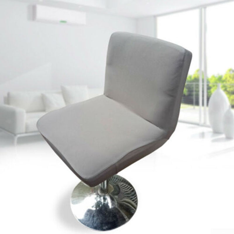 Spandex Elastic Low Back Chair Seat Cover Bar Salon Counter Stool Slipcovers 