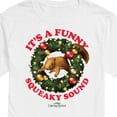 thumbnail image 3 of National Lampoon's Christmas Vacation - It's A Funny Squeaky Sound - Men's Short Sleeve Graphic T-Shirt, 3 of 5
