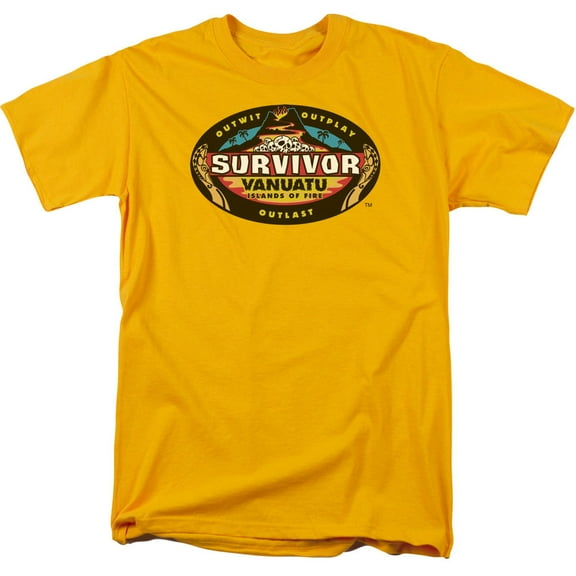 Survivor Vanuatu Adult 18/1 T-Shirt Gold
