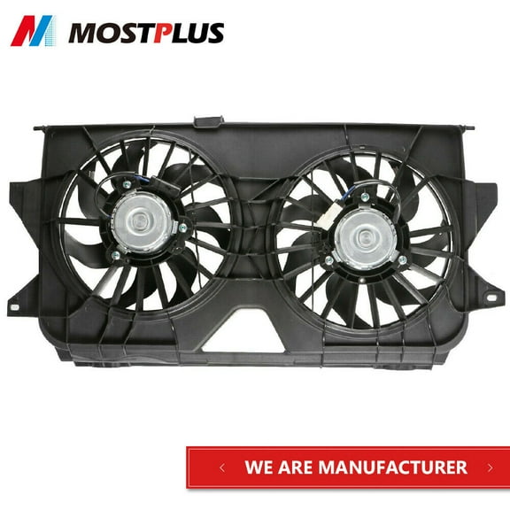 MOSTPLUS Radiator Cooling Fan Assembly for Chrysler Town & Country Dodge Grand Caravan