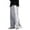 Grey, variant on Puliio Womens Pants Straight Stripe Side Button Thin Sweatpants Spring Autumn Slim Fit Casual Trouser With Drawstring