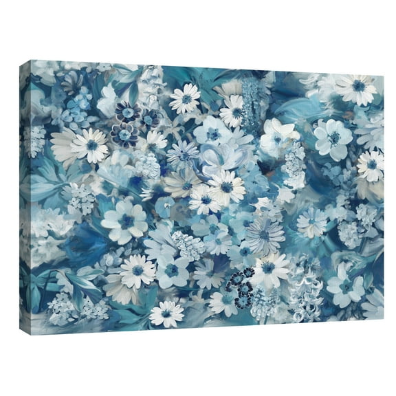 Garden Blues by Studio Arts Canvas Art Print
