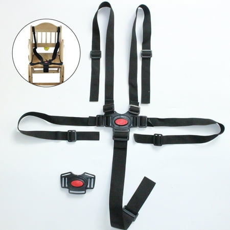 Baby Safety Belt 5 Point Infant Safety Strap Harness Portable for High Chair Stroller Pram