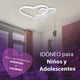 thumbnail image 4 of Lampara De Techo Infantil Corazon Blanco, 4 of 4