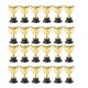thumbnail image 1 of 24 piezas de trofeos de premio en miniatura dorados, premios de plástico para decoración, premios de jardín de infantes, trofeo con B, 1 of 3