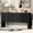 Black, variant on EUROCO 63" Sideboard Buffet Cabinet with Storage,Large Kitchen Storage Cabinet with 4 Doors and Adjustable Shelves,Wood Coffee Bar Cabinet Buffet Table Console Cabinet for Kitchen Dining Room,Black