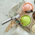 thumbnail image 6 of Stainless Steel Ice Cream Scoop - Trigger-Action Tool for Gelato & Fruit, 6 of 6