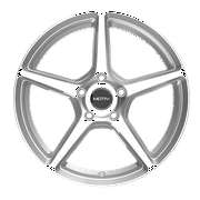 Motiv 16x7.5 5X4.50 433MS Blade Silver Wheel Rim