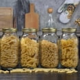 thumbnail image 4 of EDHITNR Wide Mouth Half Gallon Canning Jars With Lids Rings for Home Canning Pantry Storage, Extra Large Jars for Vegetables Sauces Syrups Dishwasher Safe Clear Glass, 4 of 7