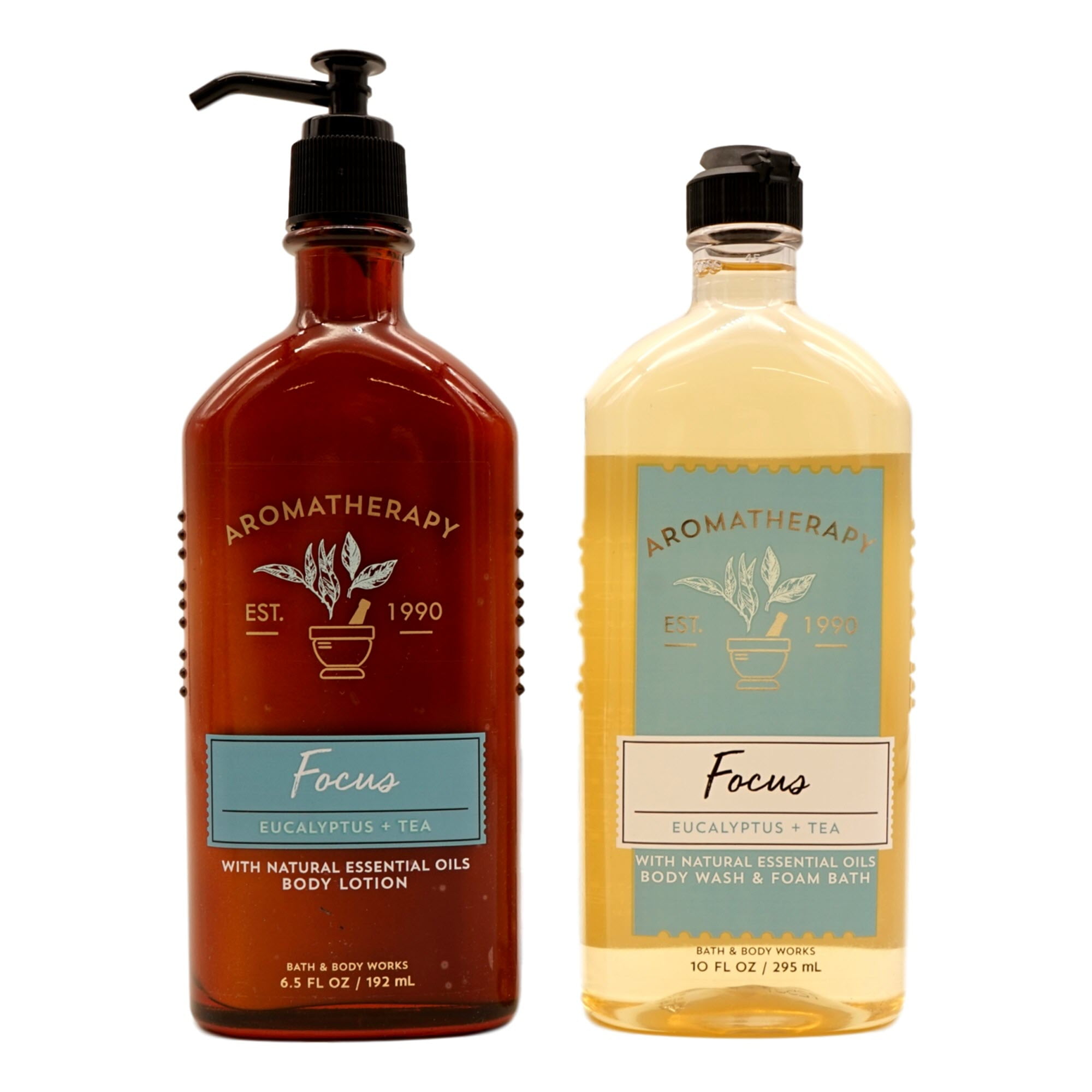 Aromatherapy Focus Body Lotion and Body Wash Gift Set