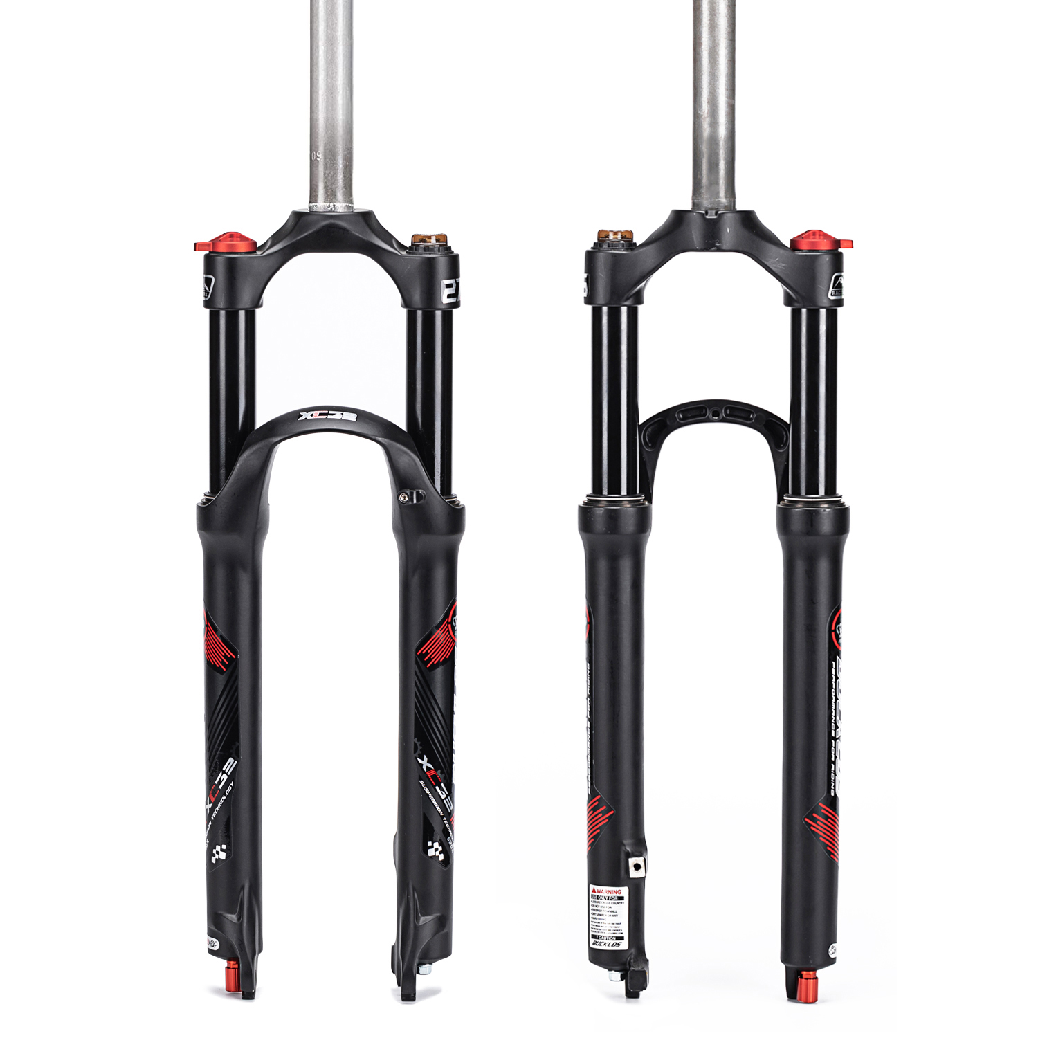 BUCKLOS 26 27.5 29 inch Travel 100mm MTB Oil Spring Suspension Fork Rebound Adjust 1 1 8 Straight Tube QR 9mm Manual Lockout XC Mountain Bike Front Forks 28.6mm Threadless Steerer Walmart